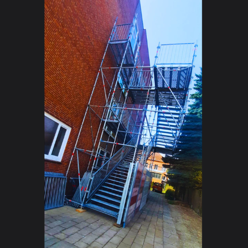 Gerüstbau Projekt 5 - Rollgerüst